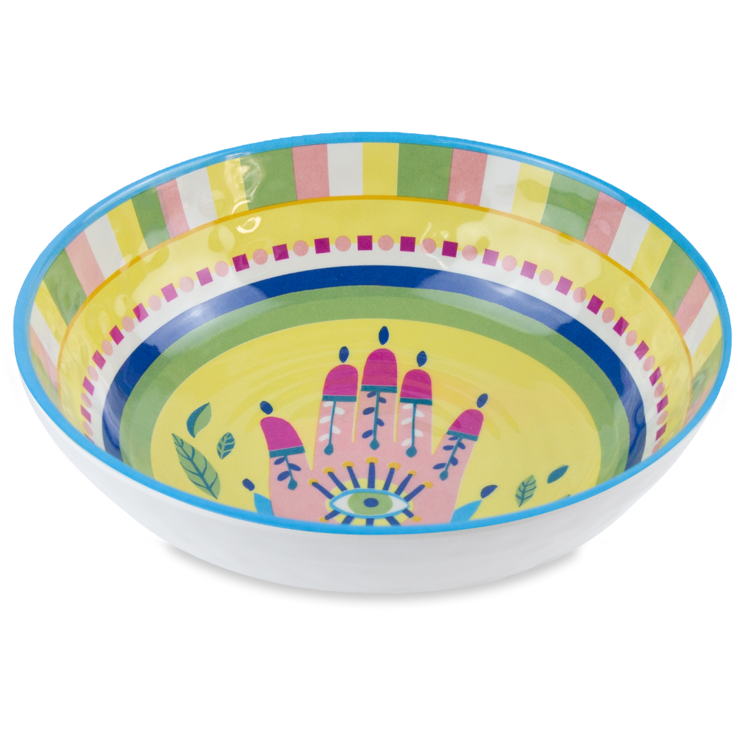 Set of 6 Melamine Soup Bowls - Hand - Mamma Mia