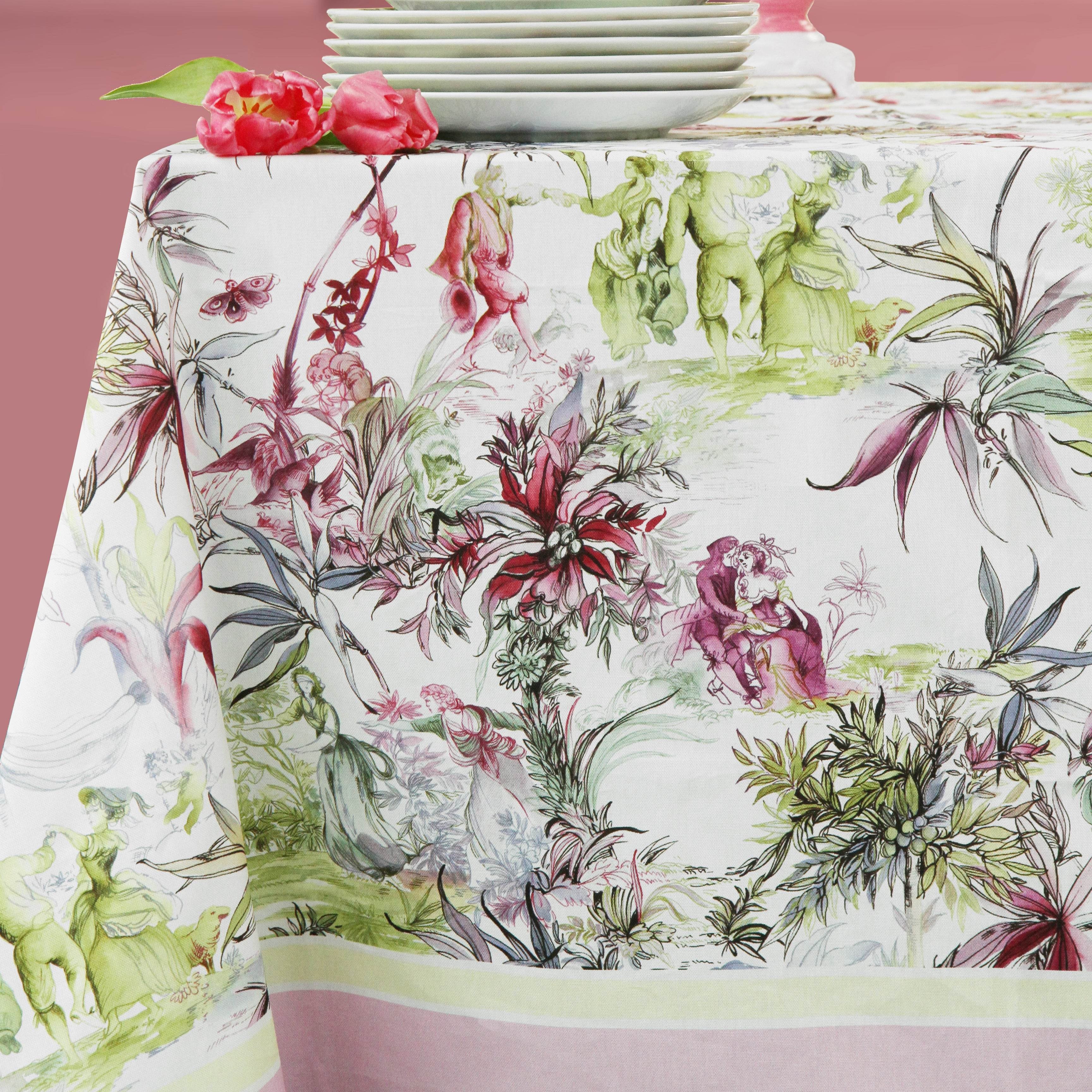 Square Stain-Resistant Tablecloth - Firenze - Baci Milano