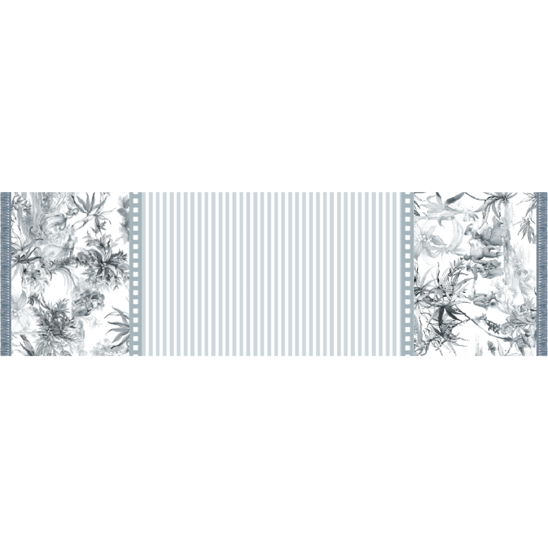 Stain-Resistant Runner - Blue - Joke