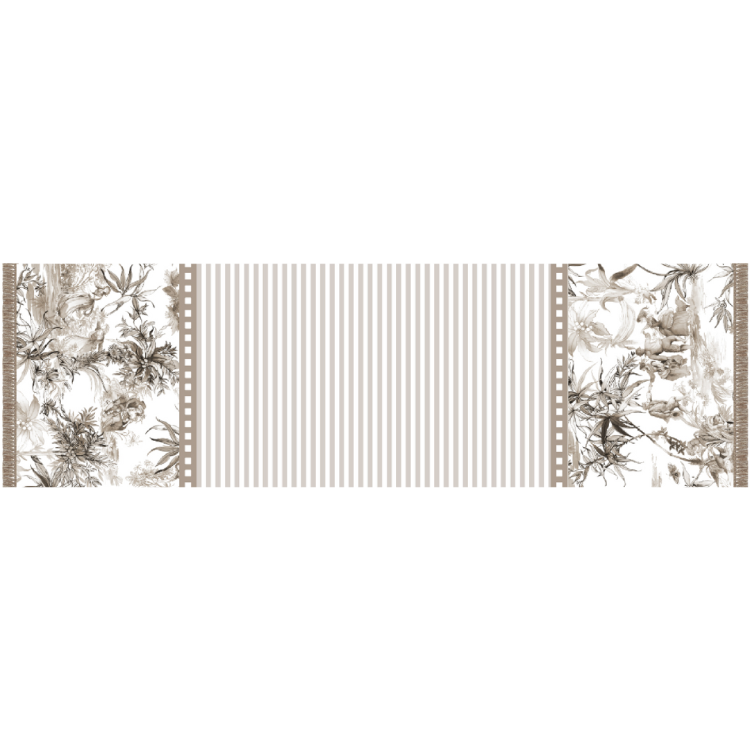 Stain-Resistant Runner - Taupe - Joke