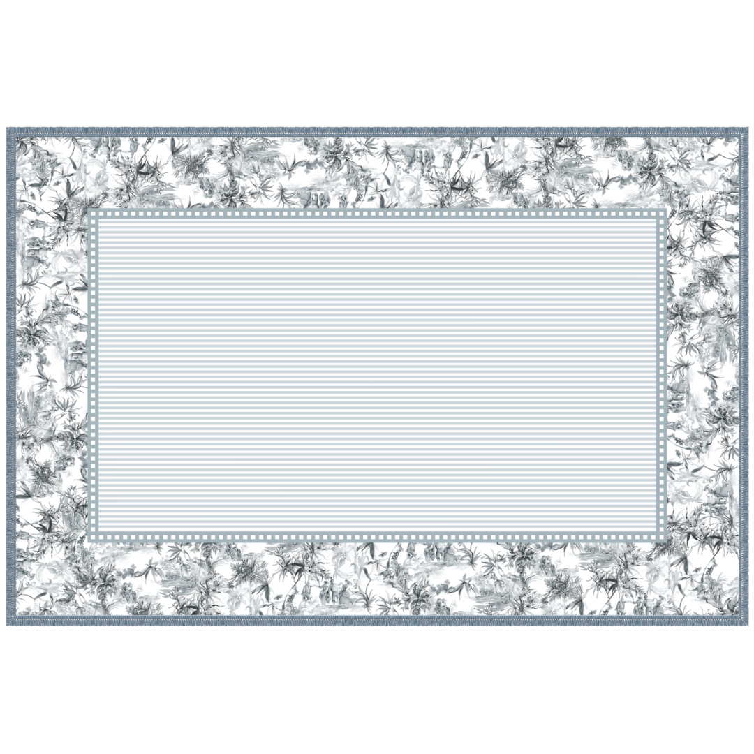 Stain-Resistant Tablecloth - Blue - Joke