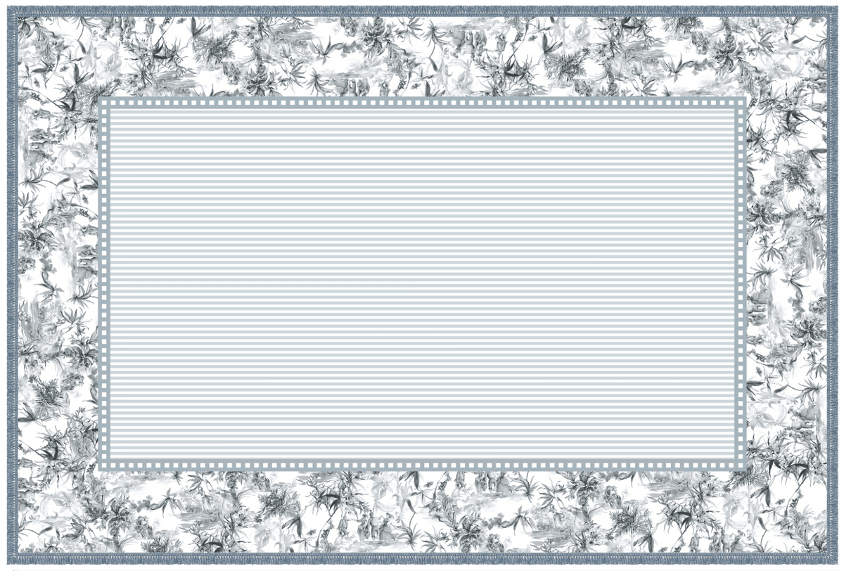 Stain-Resistant Tablecloth - Blue - Joke - Baci Milano