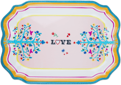 Melamine Serving Tray - Mamma Mia - Baci Milano