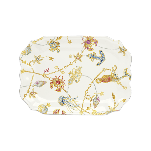 Melamine Rectangular Serving Tray - Portofino