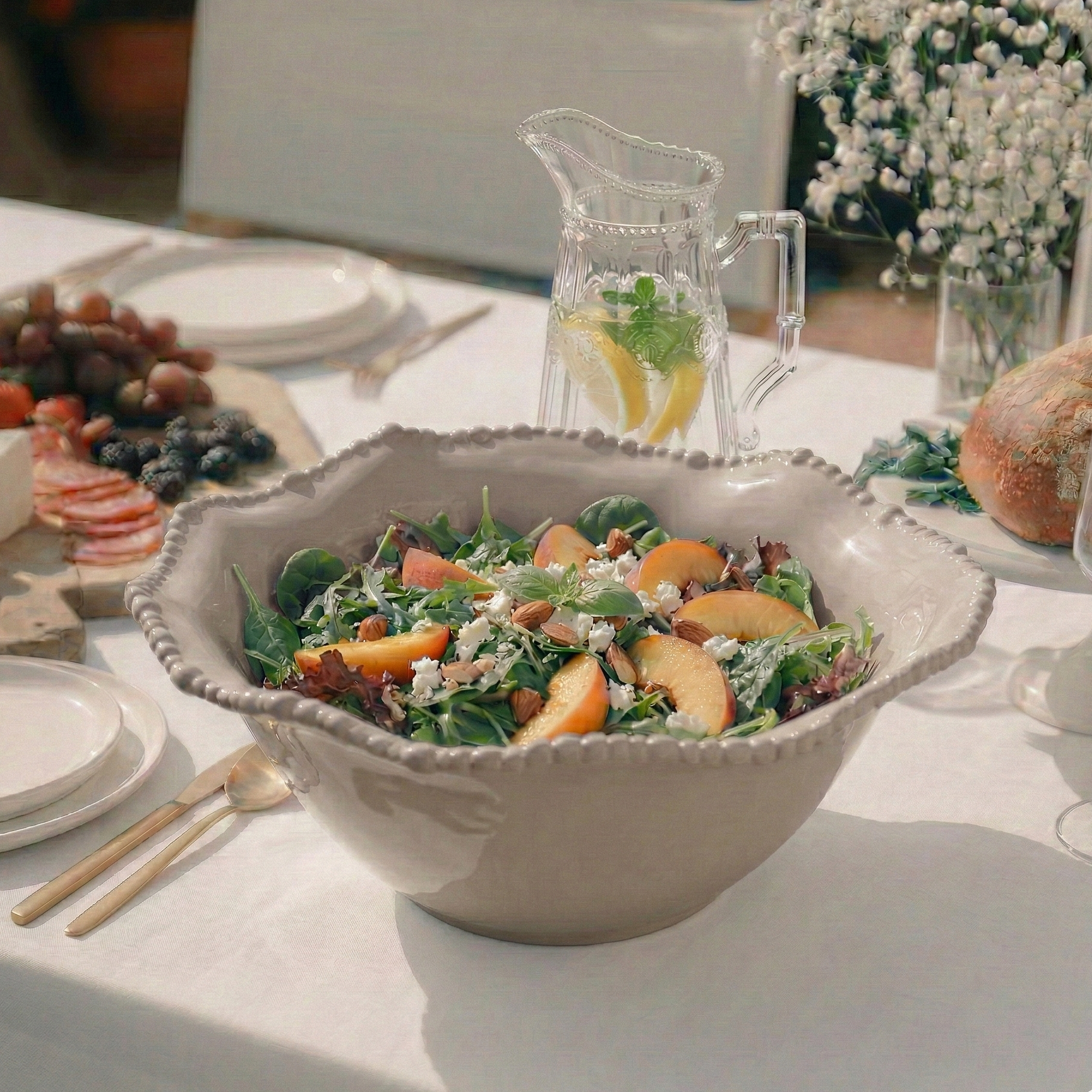 Taupe Salad Bowl - Medium - Joke