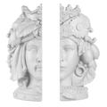 White Bookends - Teste Matte - Baci Milano