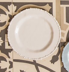 Set of 6 Melamine Dinner Plates - White - Joke