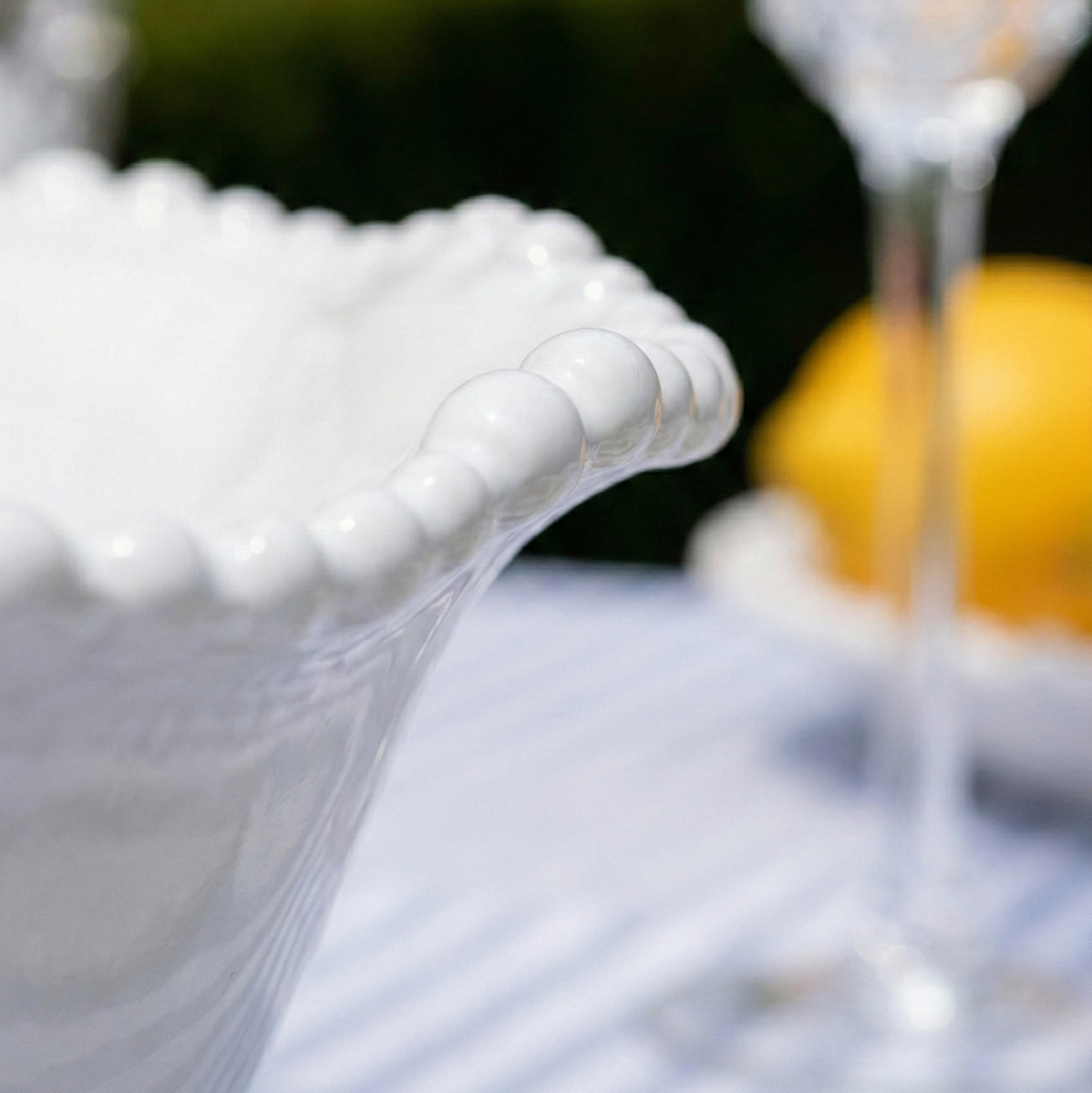 White Salad Bowl - Medium - Joke