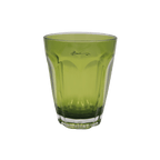 Set of 6 Water Glasses - Green - Aqua - Baci Milano