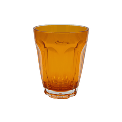 Set of 6 Water Glasses - Orange - Aqua - Baci Milano
