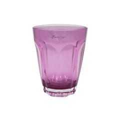Set of 6 Water Glasses - Magenta - Aqua - Baci Milano